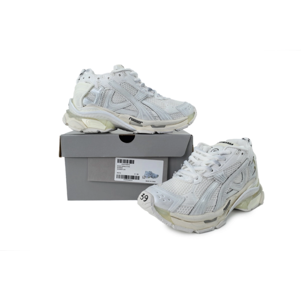Balenciaga Runner White 853223 WRNLD 0102（LED） - ogsneaker