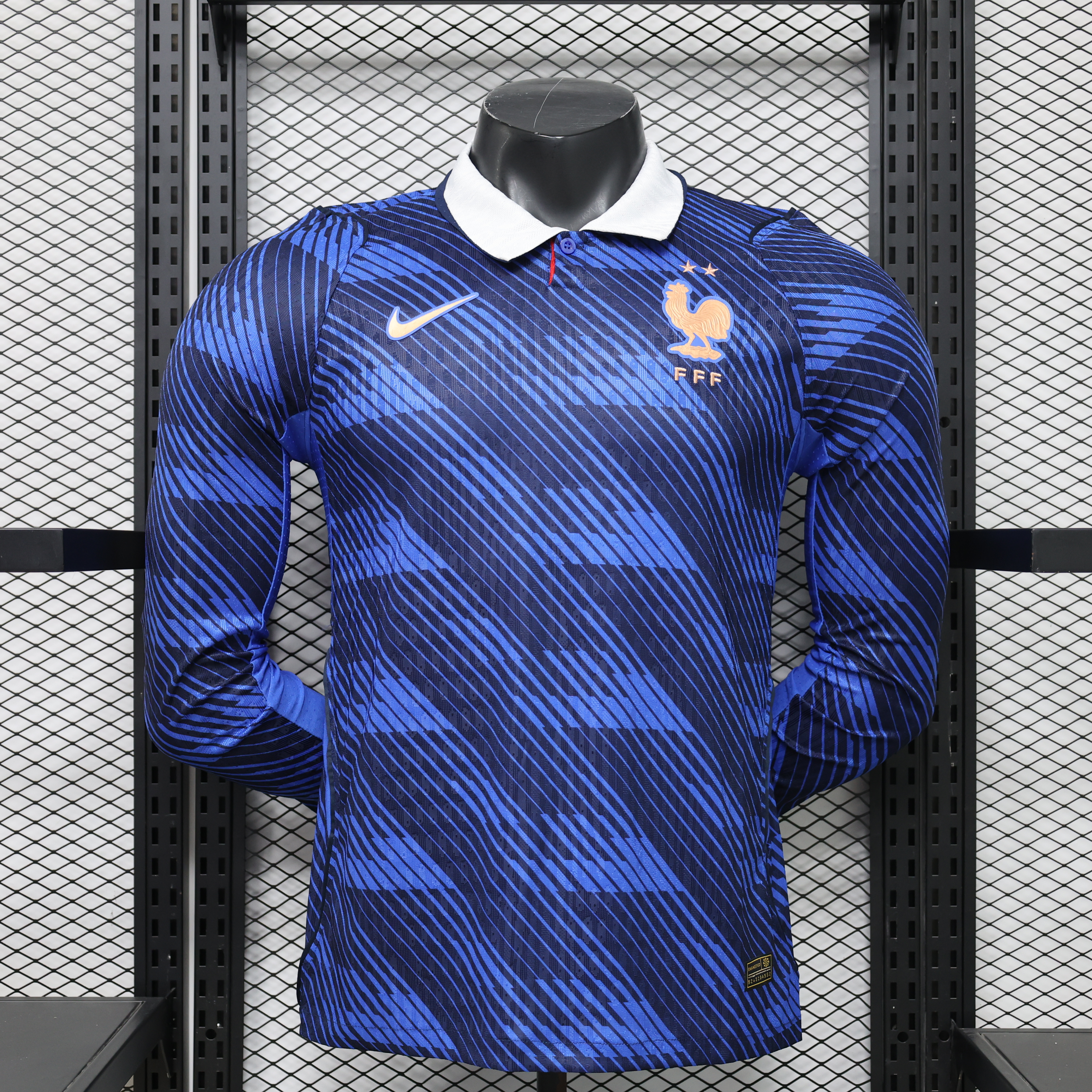 France Home Long Sleeves Jersey Player Version World Cup 2026