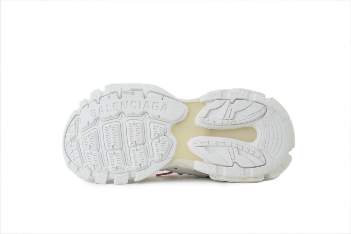 Balenciaga Track Trail Lace White Red 800592 WTEHK 0123
