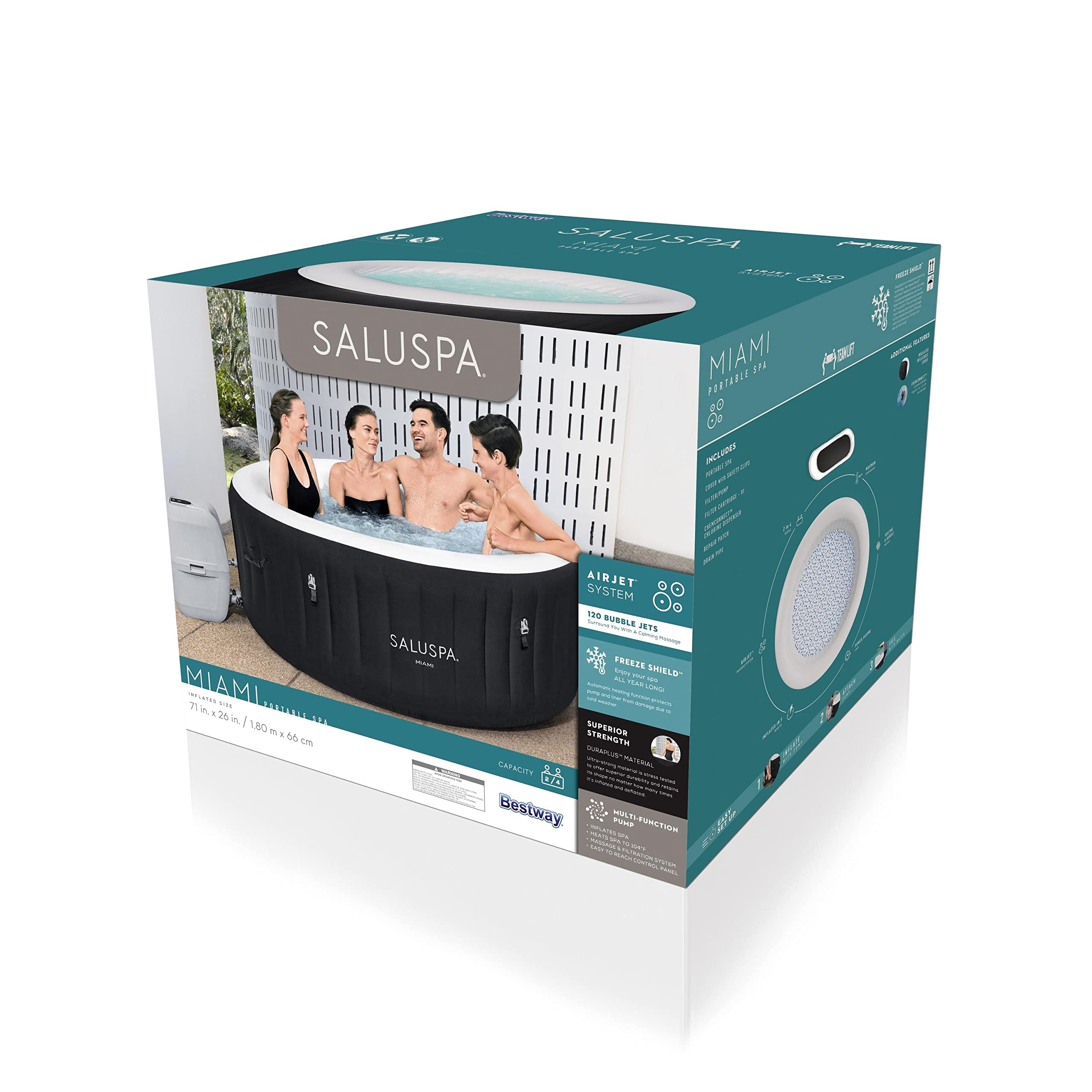 SaluSpa Miami Inflatable Hot Tub