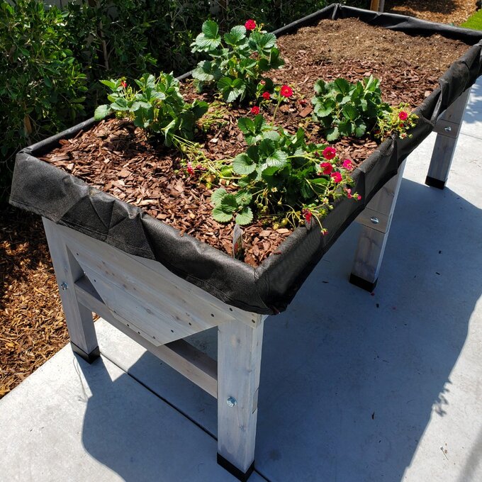 Wood Elevated Planter