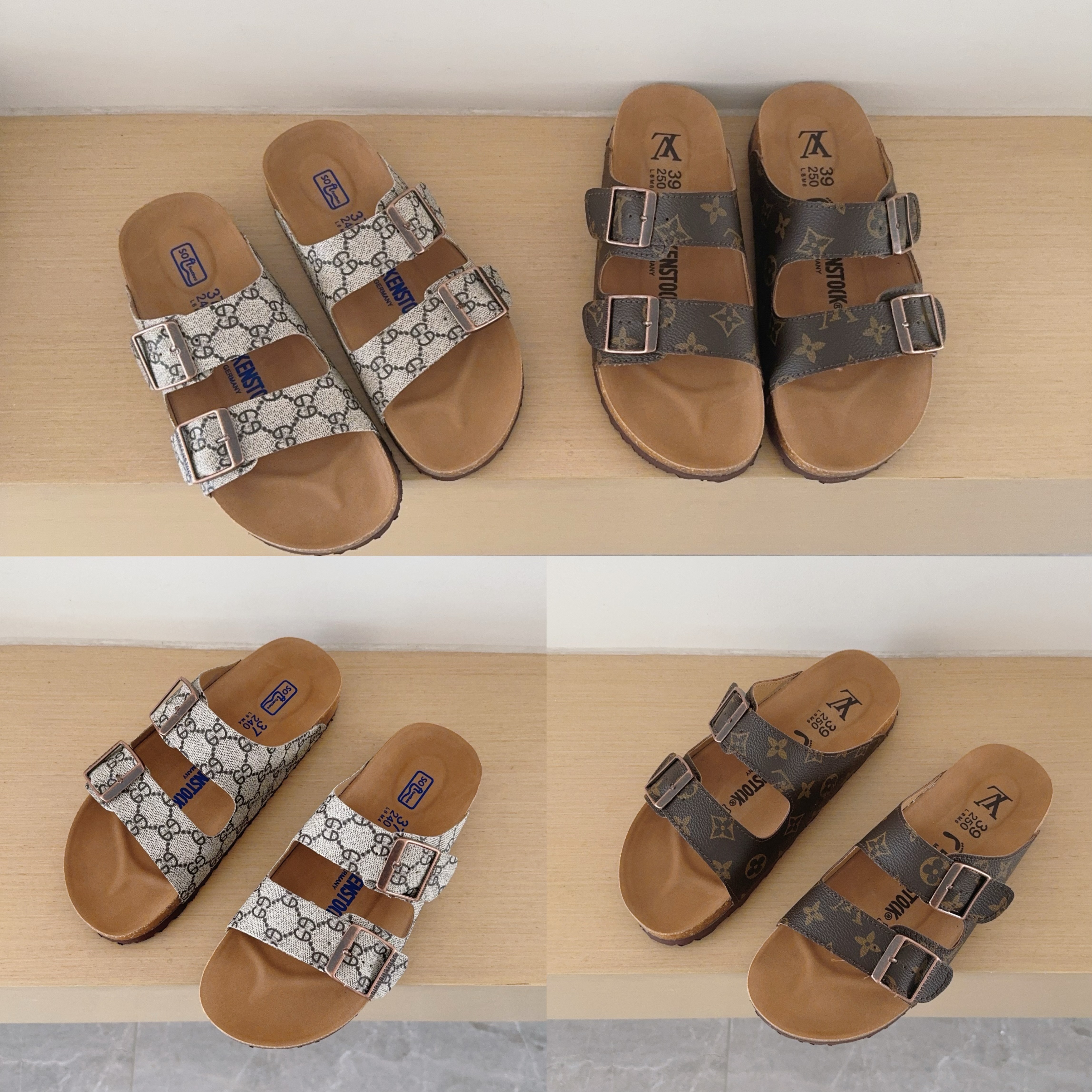 UGG Kids Birken-Style Two-Strap Sandals Collaboration Series Adult And Kids