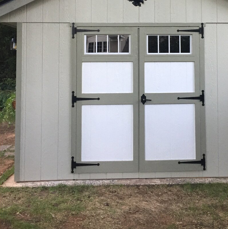 10'x12' Resin Storage Shed with Shutters