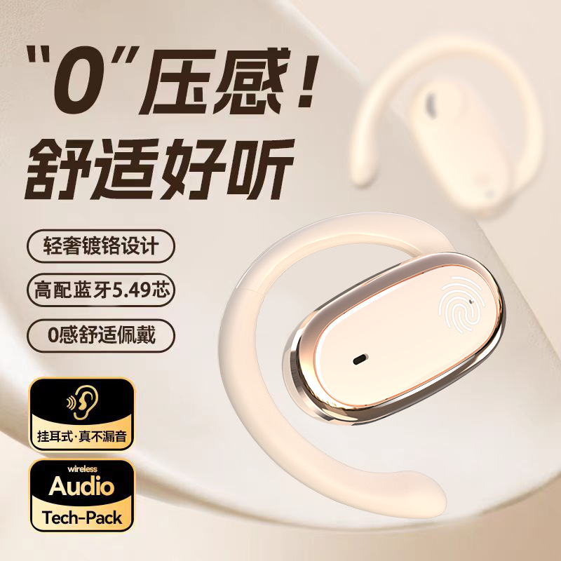 Wireless Earphones Bluetooth Earphone - back view