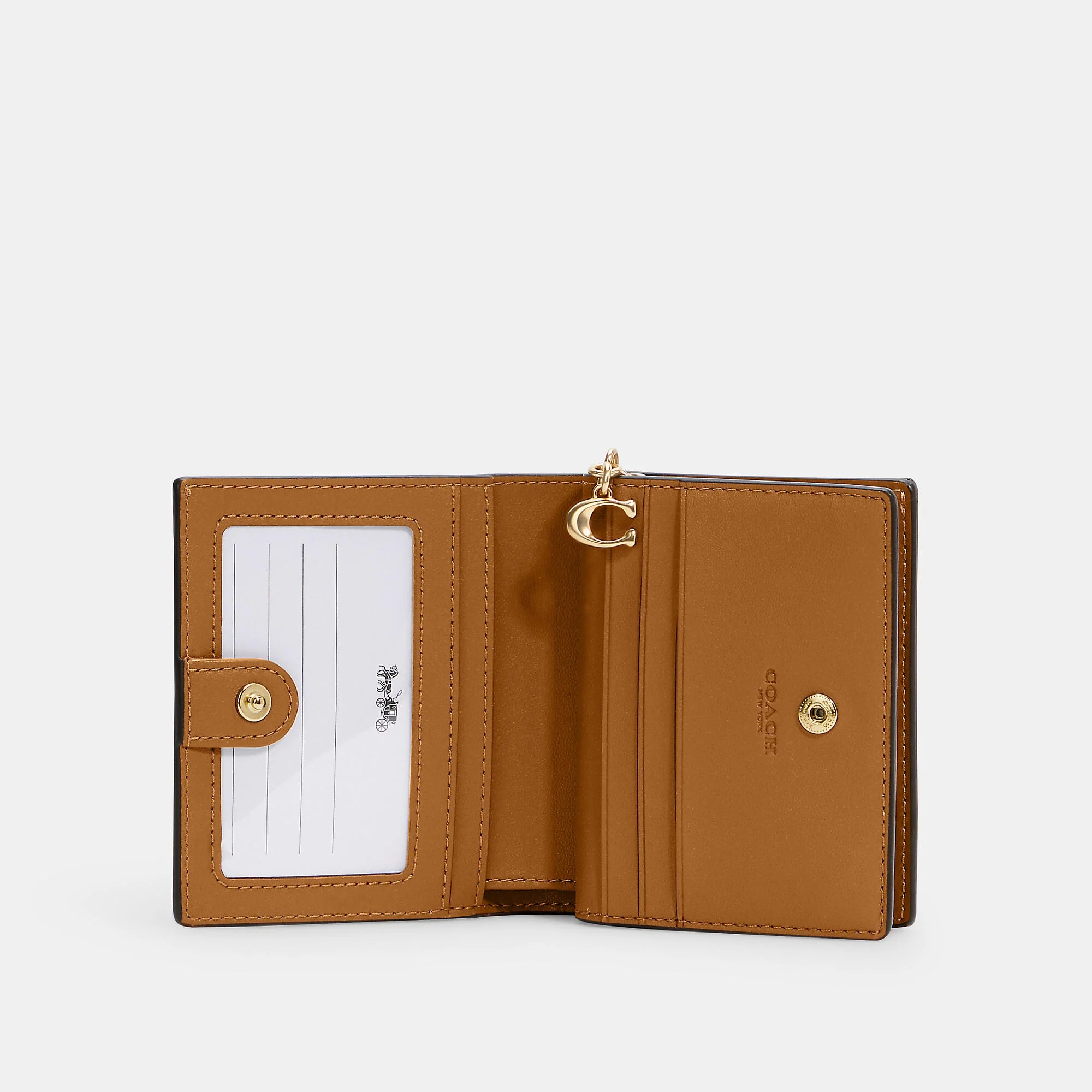 Outlet Snap Wallet In Signature Canvas