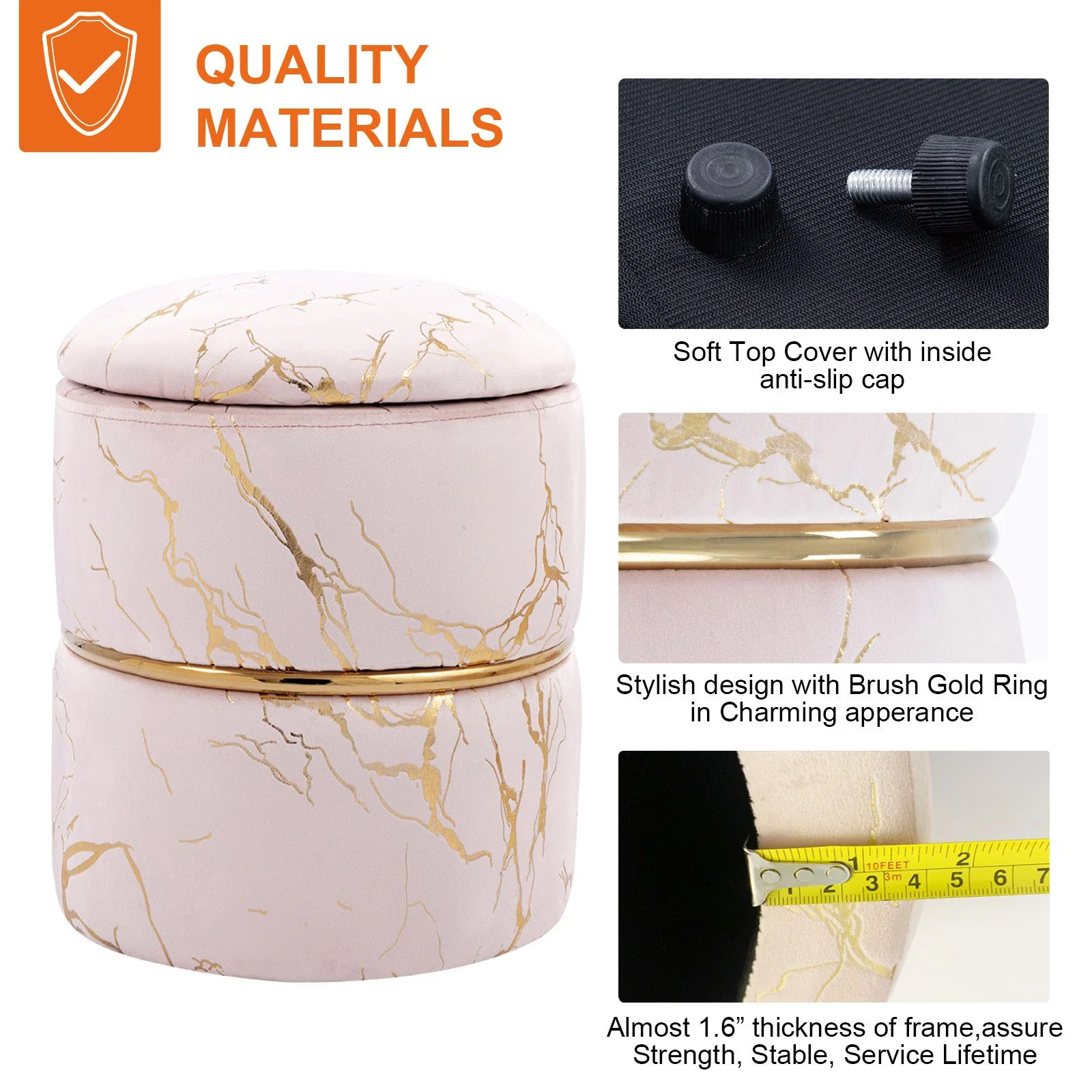 Lilly-Eve Upholstered Storage Ottoman