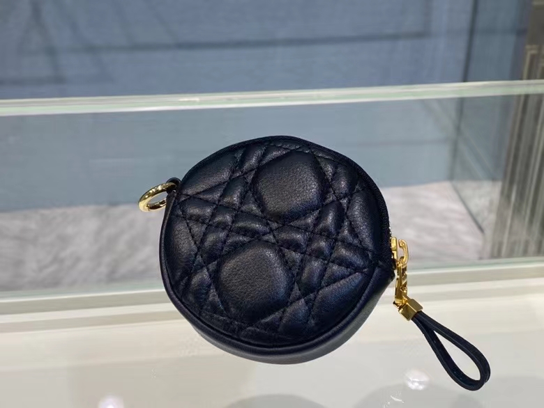 Dior Round Caro Coin Purse