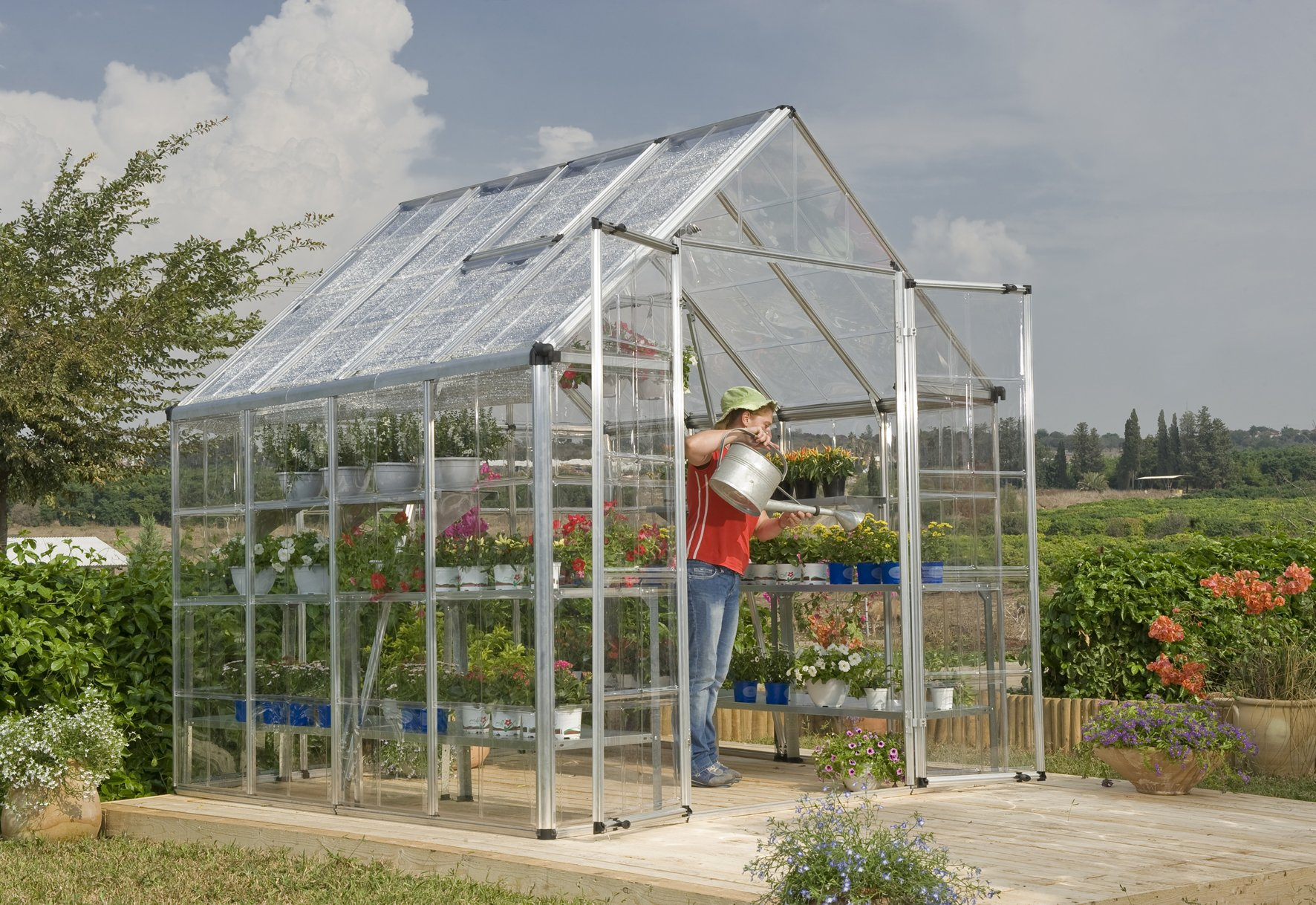 Snap & Grow Hobby Greenhouse, Silver