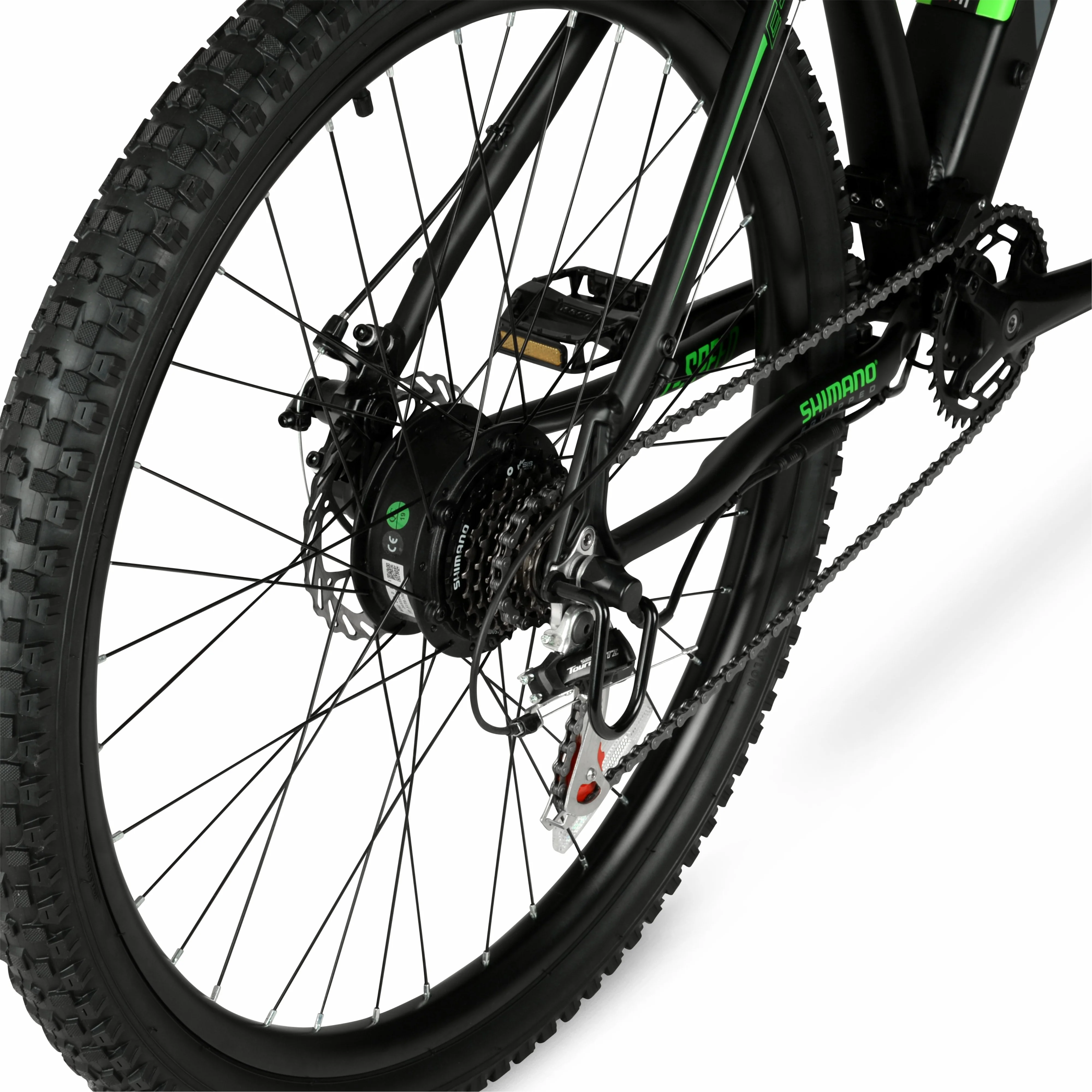 Hyper 29in Class 2 Electric Mountain Bike, 350W, Black