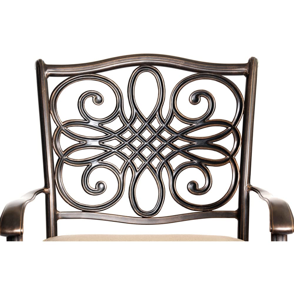 5-Piece Cast Aluminum Patio Dining Set