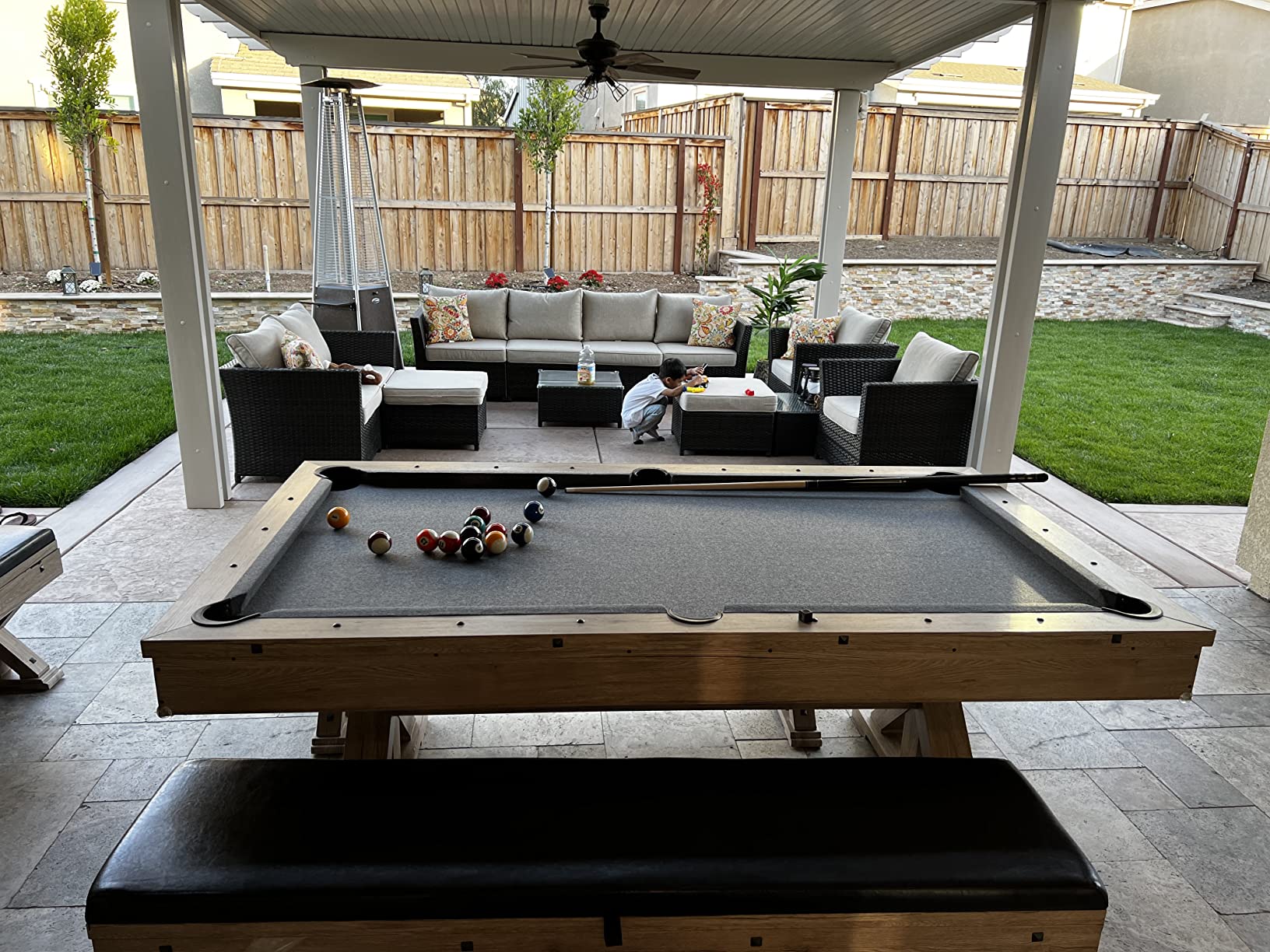 3 in 1 Multi Game Featuring Pool Dining Table & Table Tennis