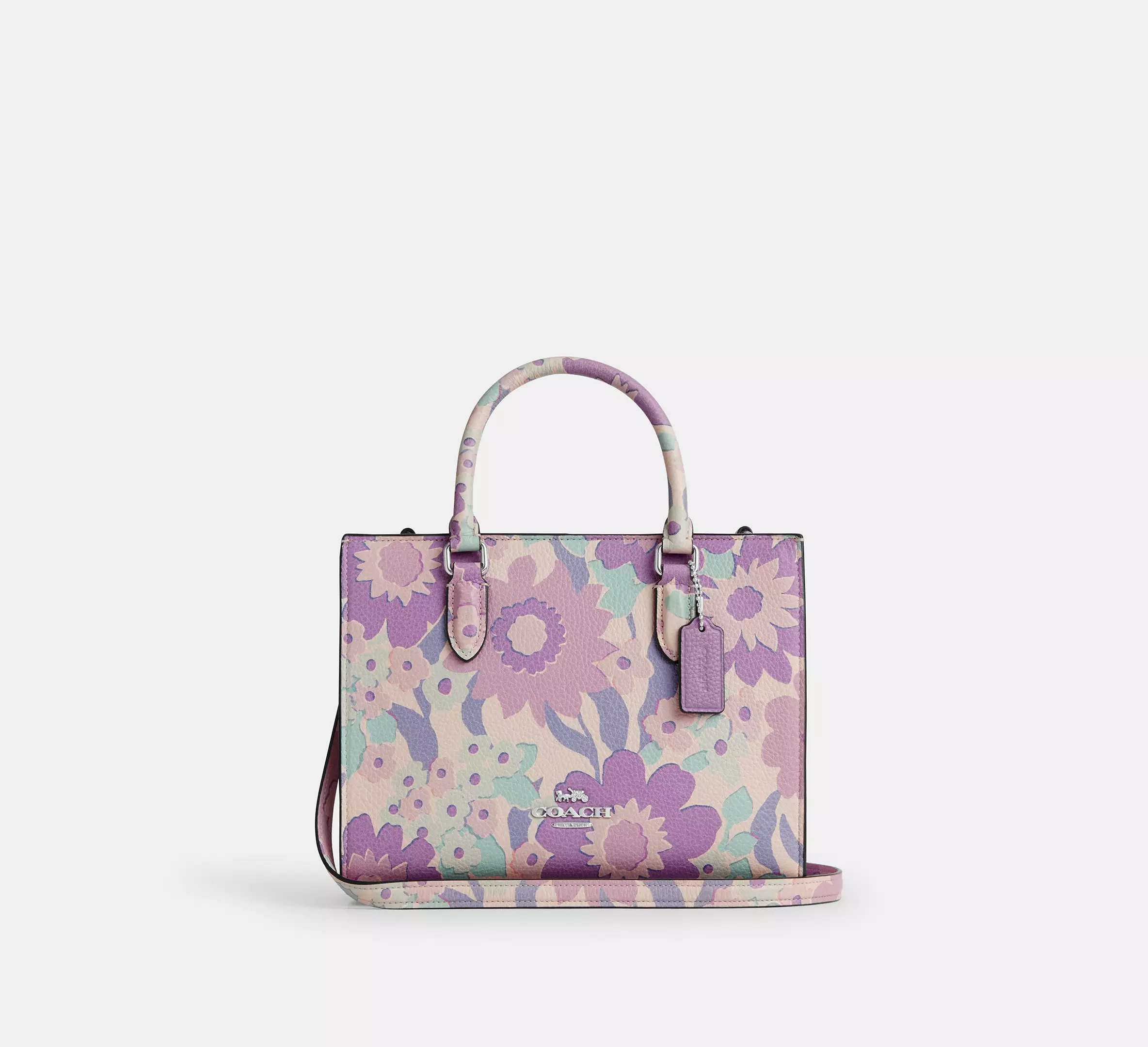 Maggie Small Tote Bag With Floral Print