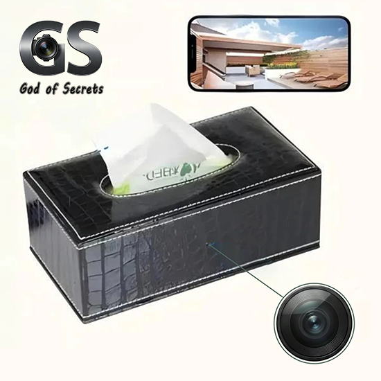 God of Secrets - Full HD 1080P Tissue Box Spy Camera