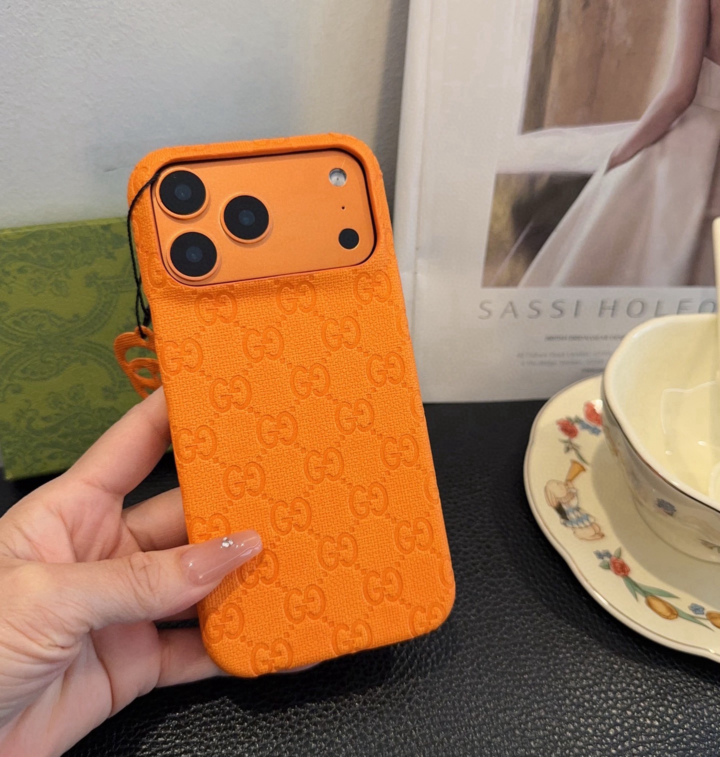 Gucci Starry Series GG Embossed iPhone Case