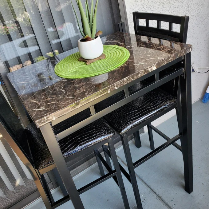Kissner 2 - Person Bar Height Dining Set