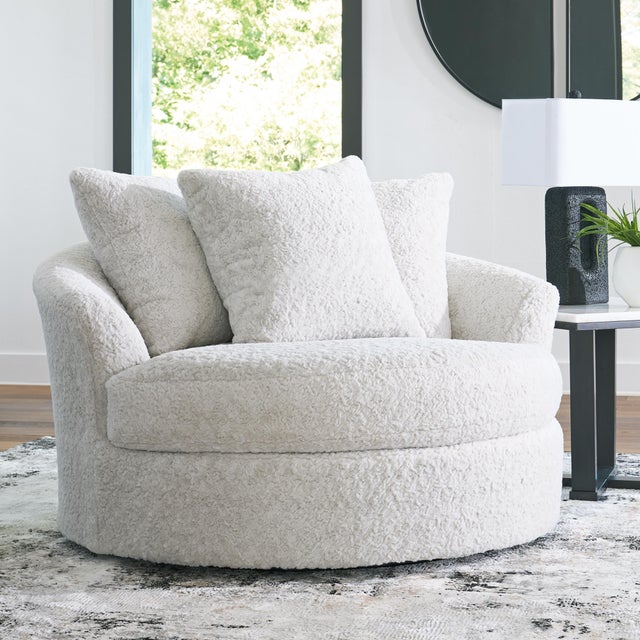 Snodoodle Oversized Swivel Accent Chair