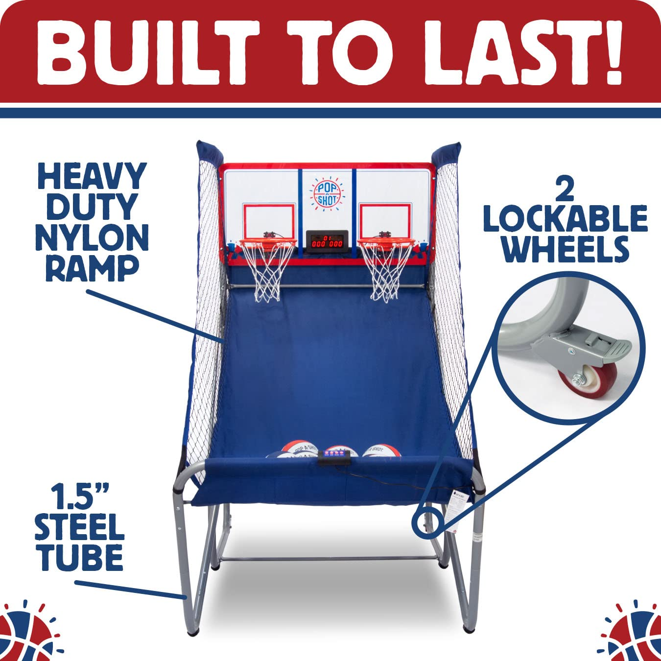 Dual Shot Basketball Arcade Game - 16 Different Games