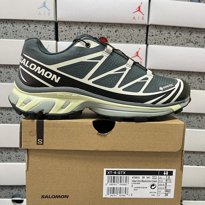 Salomon XT-6 Dark Green Sneakers