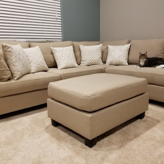 Hemphill 3 - Piece Upholstered Chaise Sectional