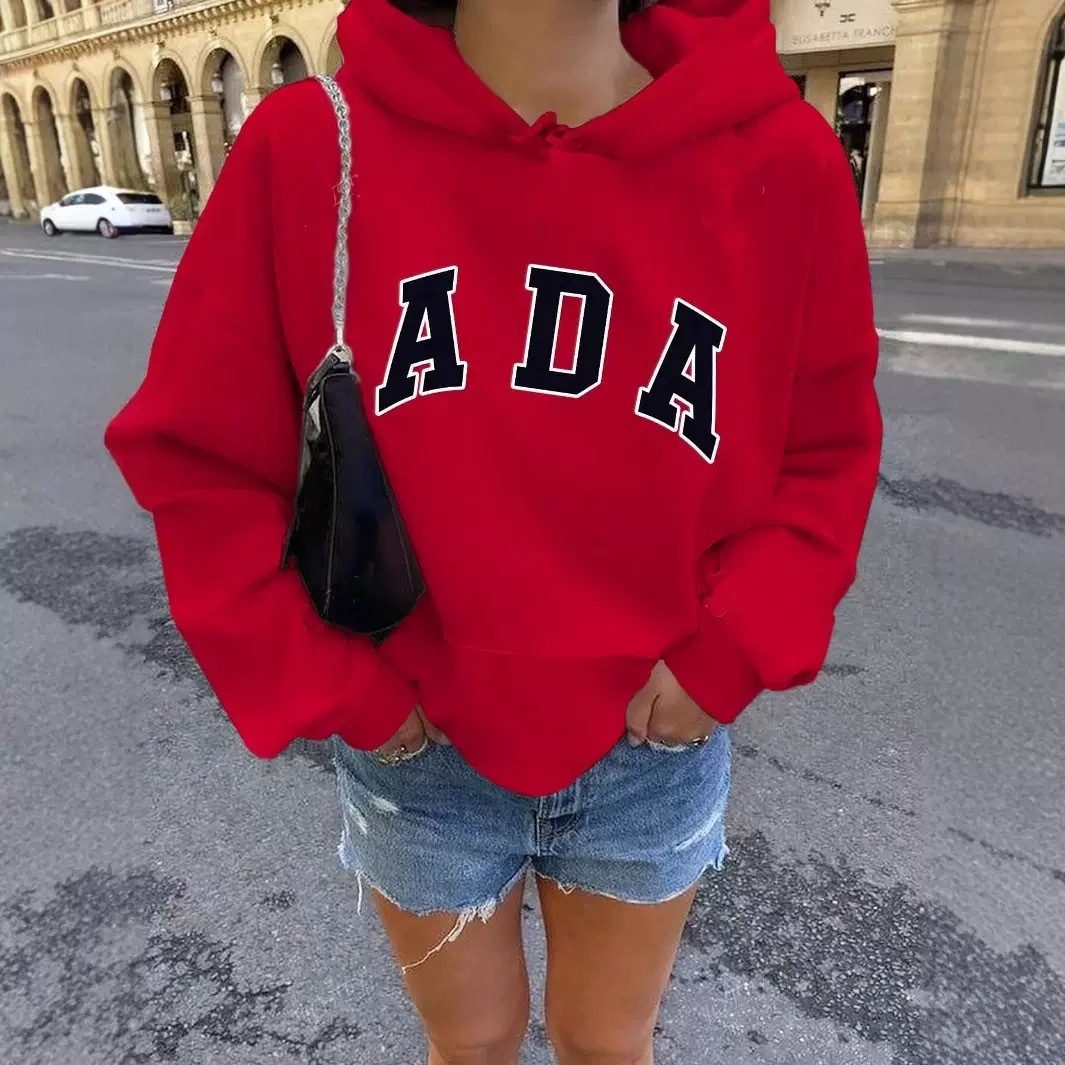 Adanola  Letter Print Hoodie