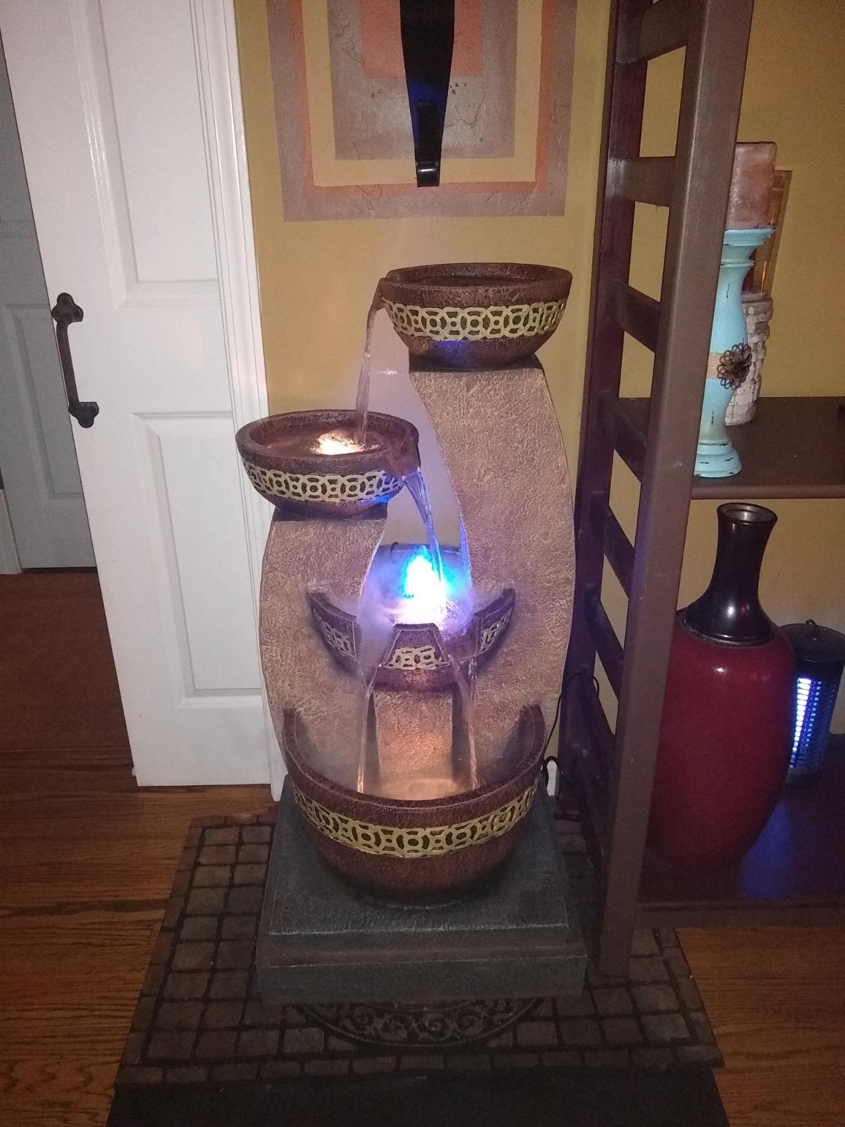Four Bowl Floor Water Fountain 41