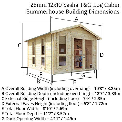 Log Cabin Summerhouse | Apex Tongue & Groove Log Cabin | Floor