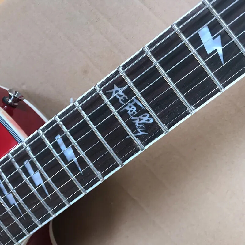 Ace Frehley Signature 3 Pickups Electric Guitar,High Quality Flamed Maple Wood