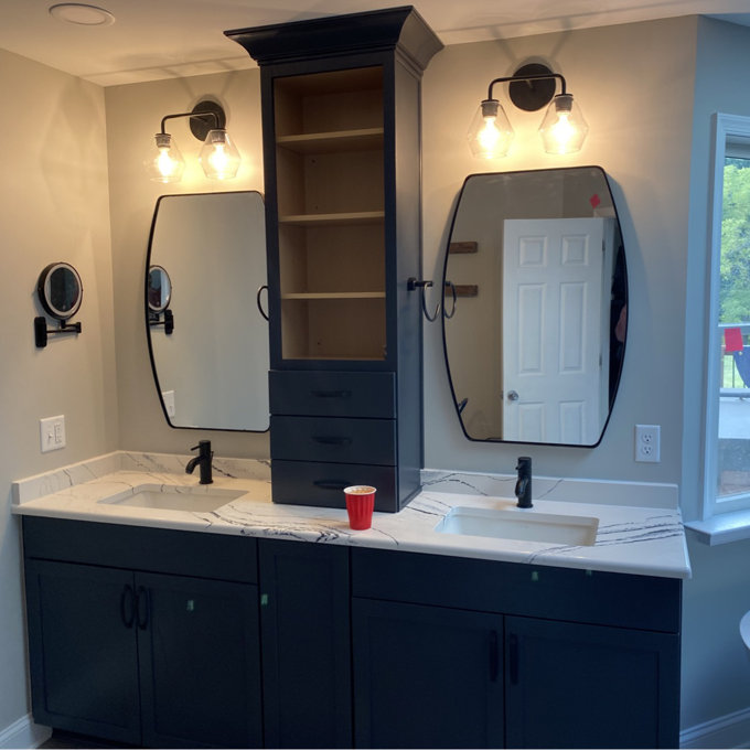 Irregular Metal Wall Mirror