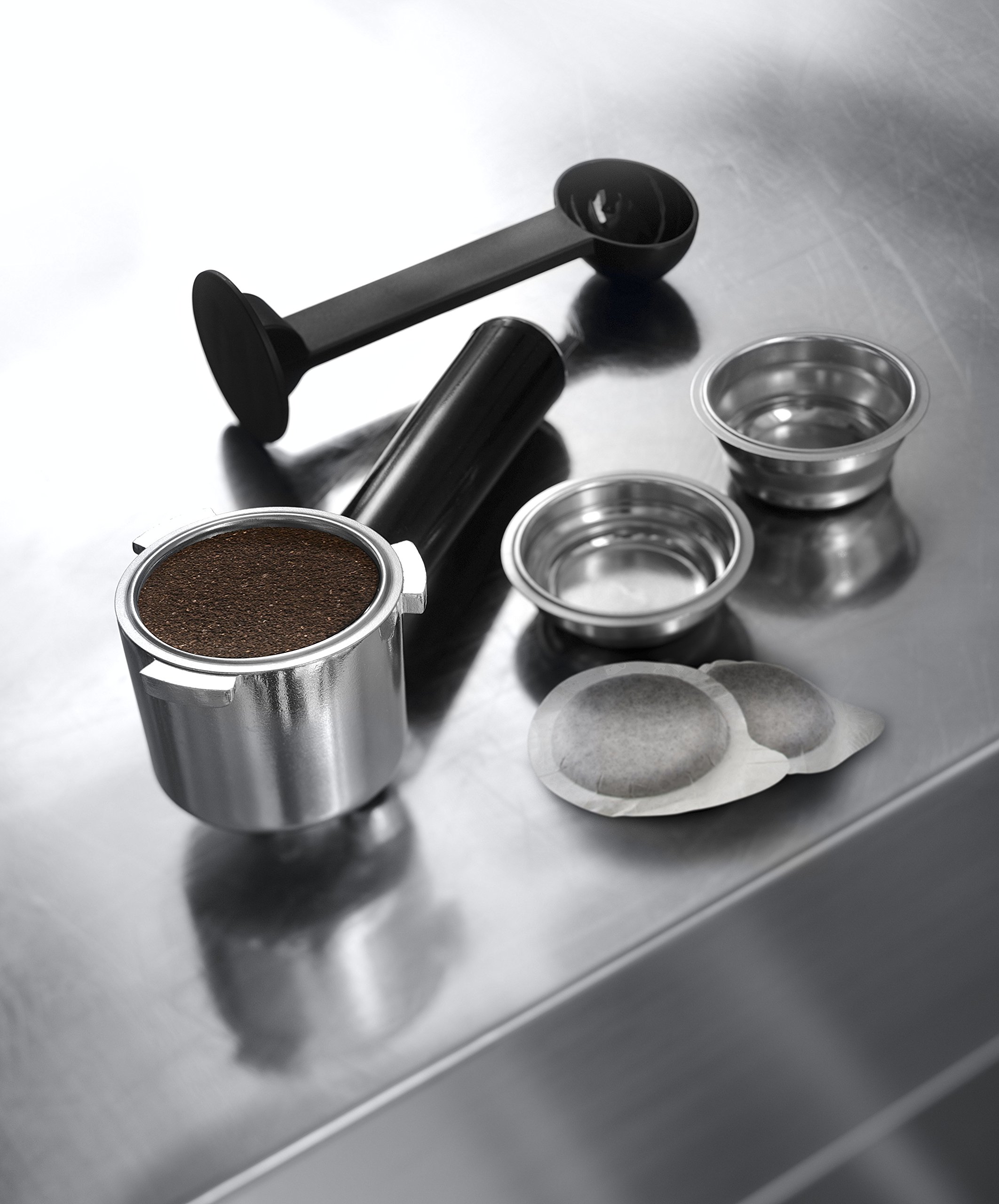 15 Bar Stainless Steel Slim Espresso & Cappuccino Machine
