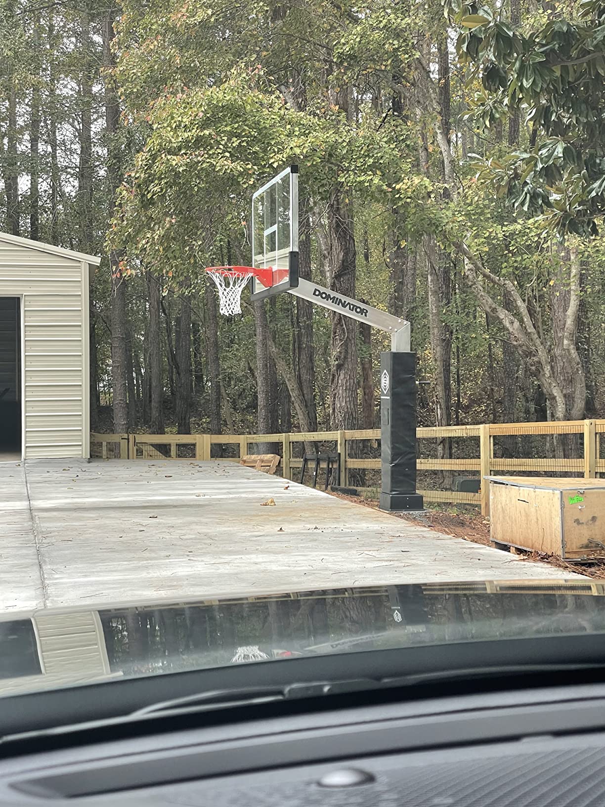 Dominator Inground Basketball Hoop - Adjustable Basketball Goal