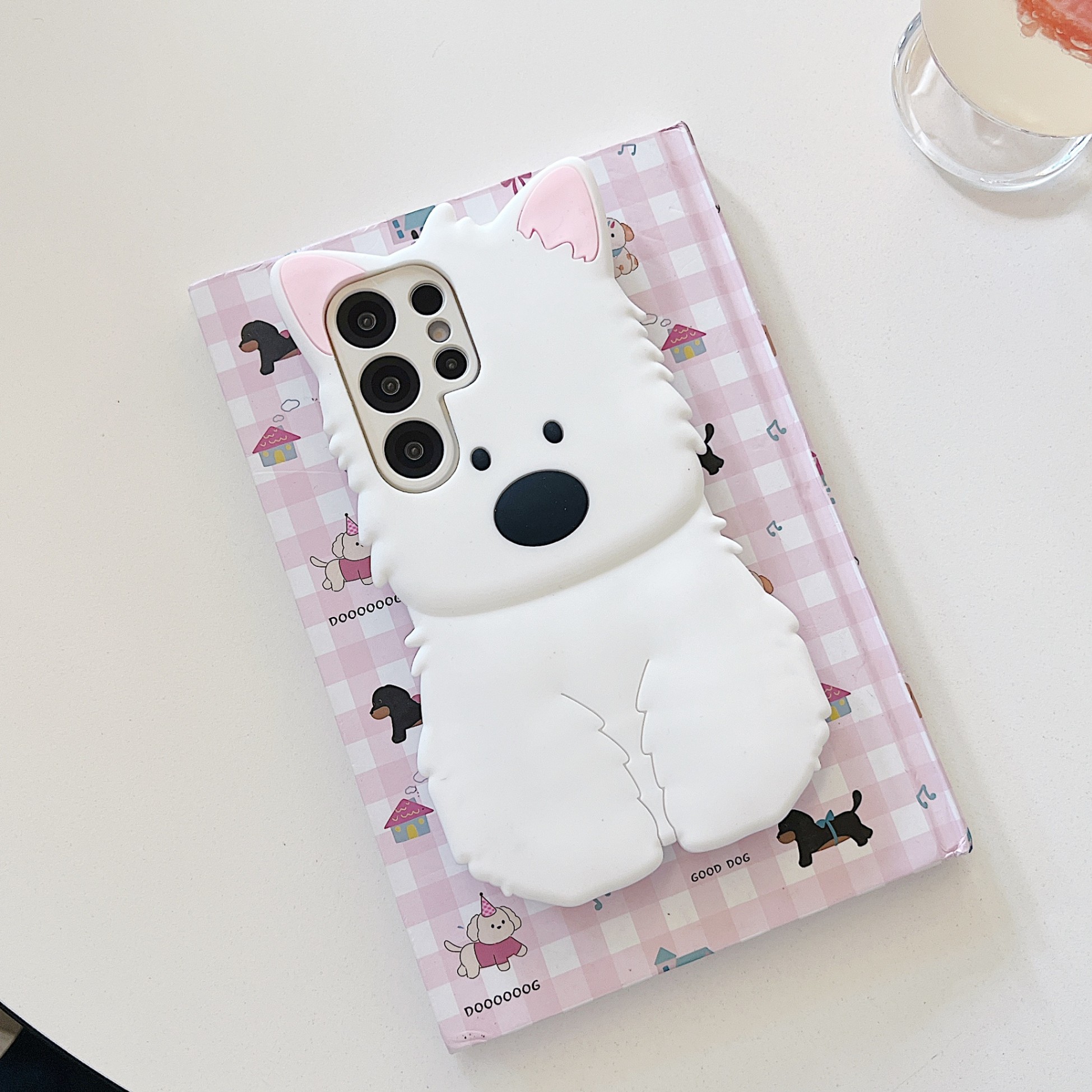 Galaxy S24 Ultra Protective Case Silicone - back view