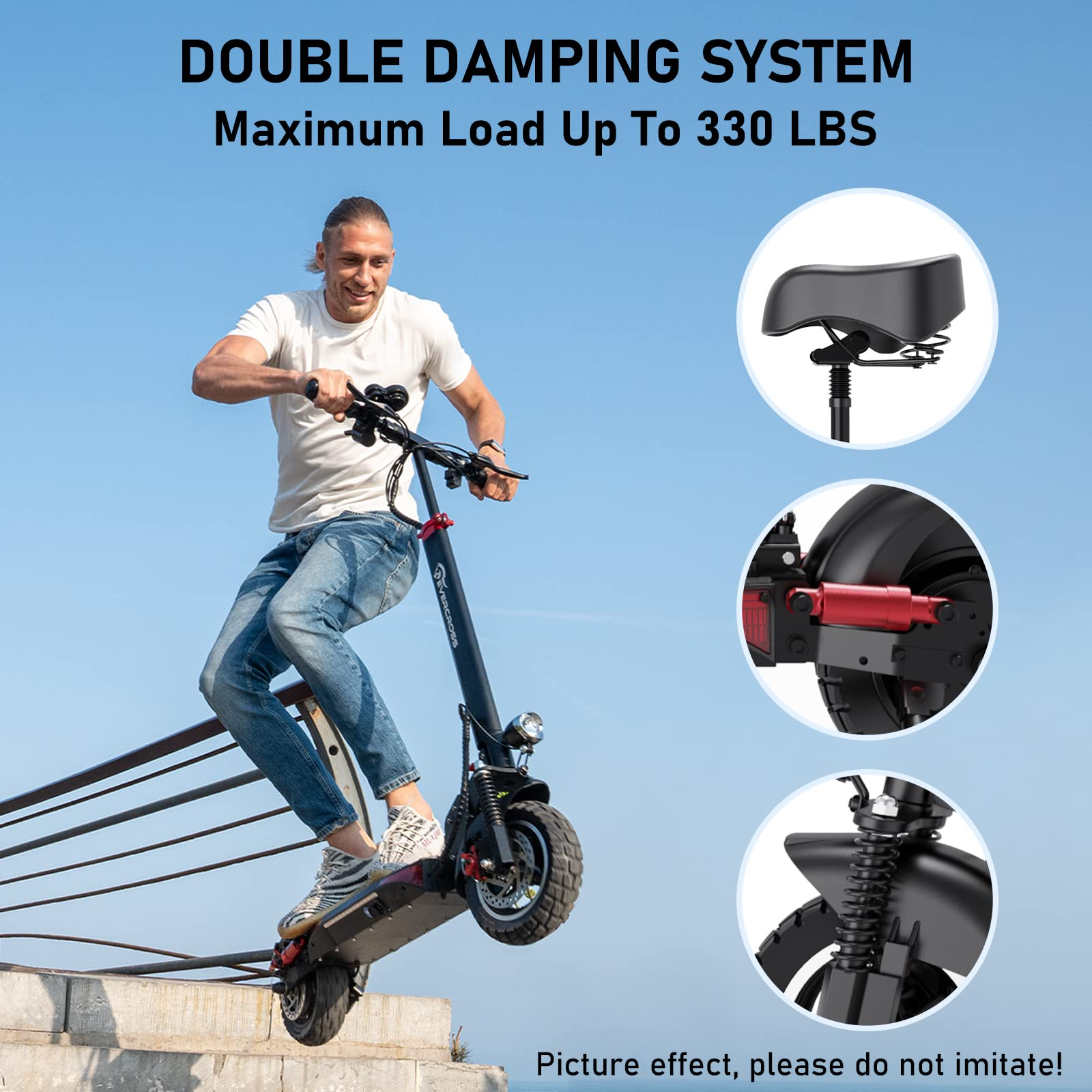 Electric Scooter, Electric Scooter for Adults with 800W Motor