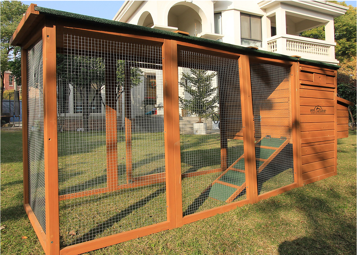 Arlington Chicken Coop with Extra Long Run 8ft2.5m & Ashpalt Roof