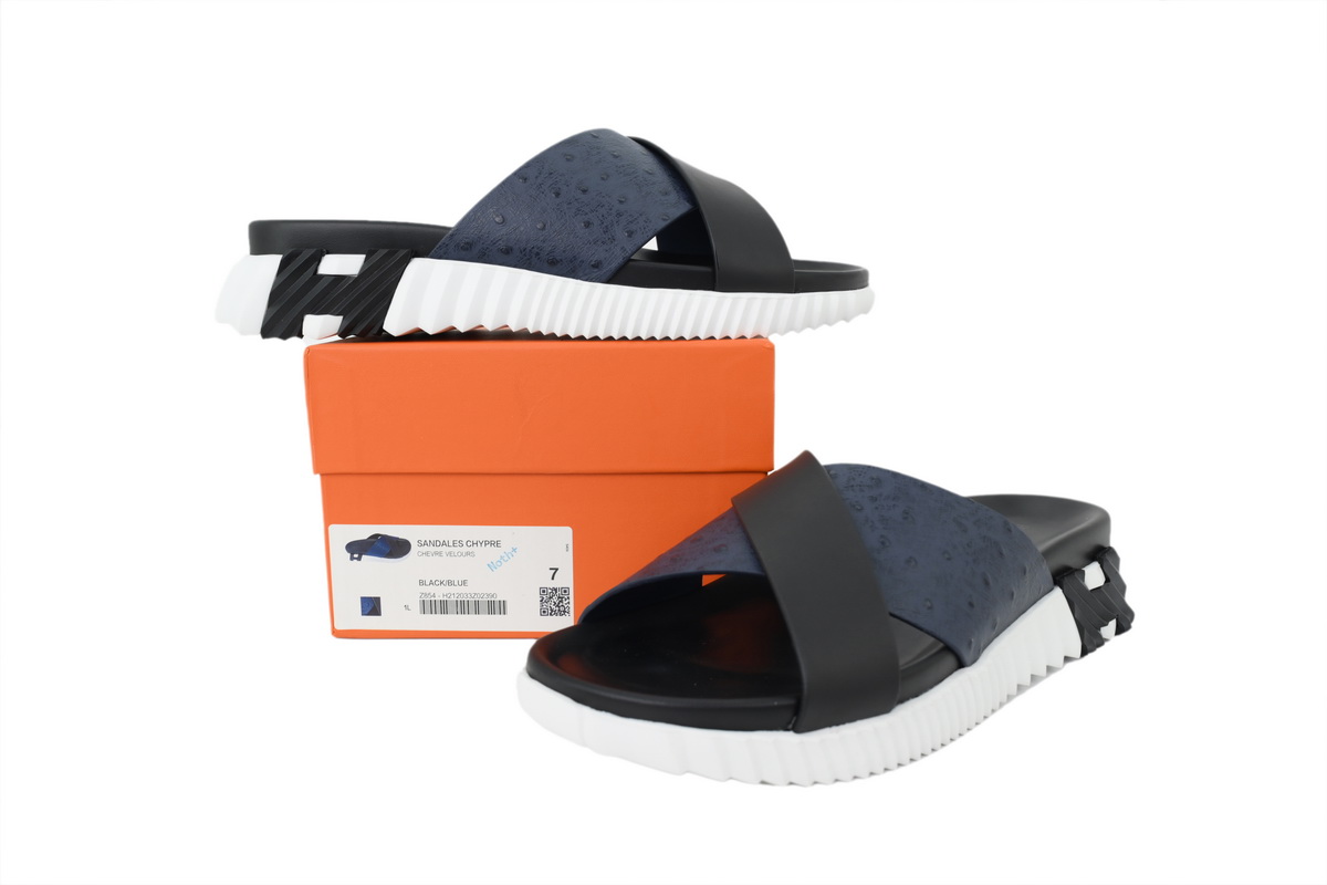 Hermes Infra Sandals Blue