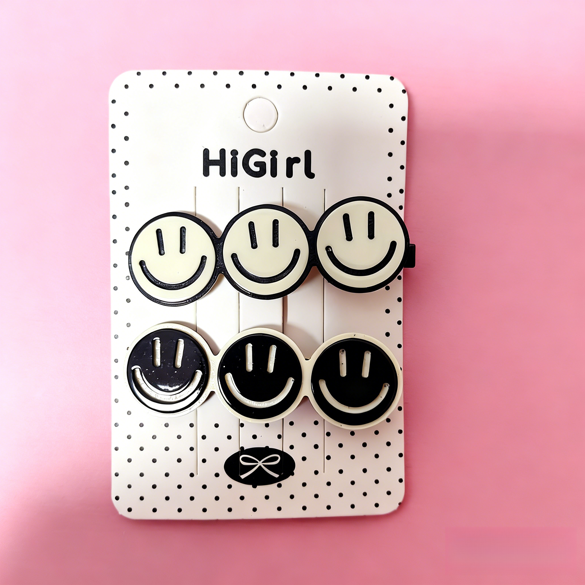 Smiley Face Hair Clip