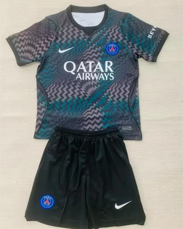 Kids PSG Goalkeeper Jersey Suit 26/27