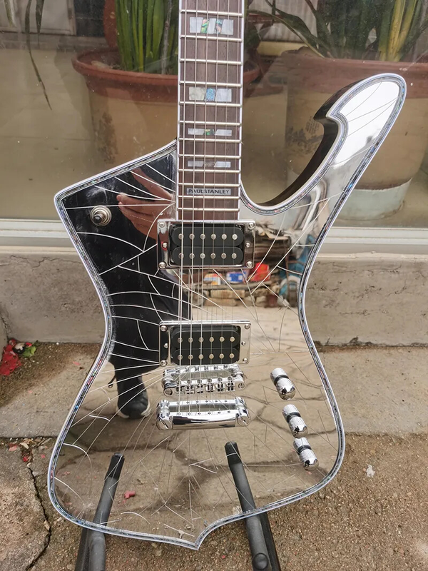 Domestic PAUL STANLEY Signature High Quality Electric Guitar Mirror Guitar Body