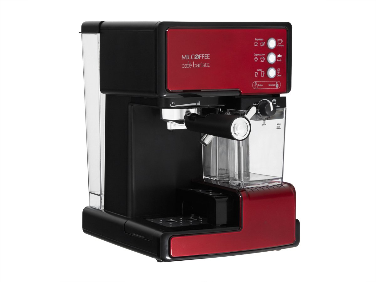 ECMP1106 Cafe Barista Premium Espresso/Cappuccino System, Red