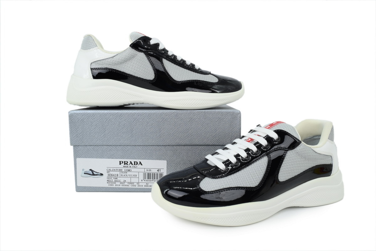 Prada America's Cup Sneakers Dark Gray