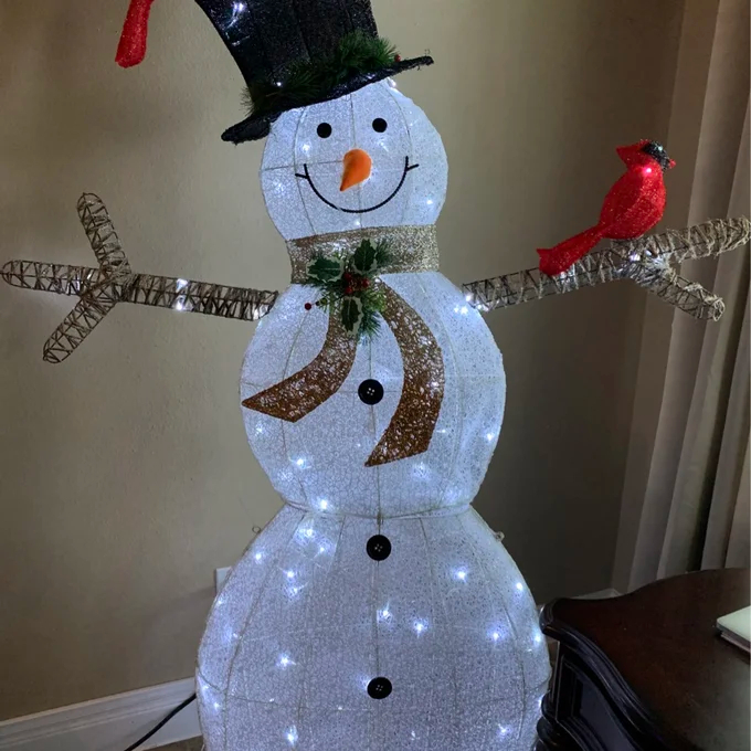 Snowman Lighted Display