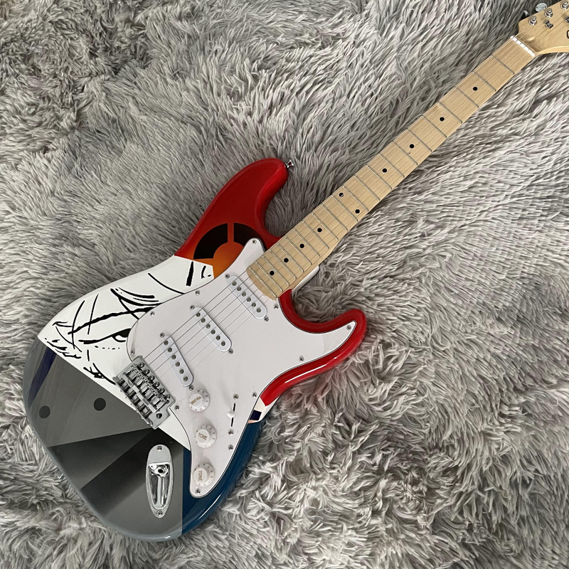 6Strings Electric Guitar Eric Clapton Solid Body Maple Fretboard