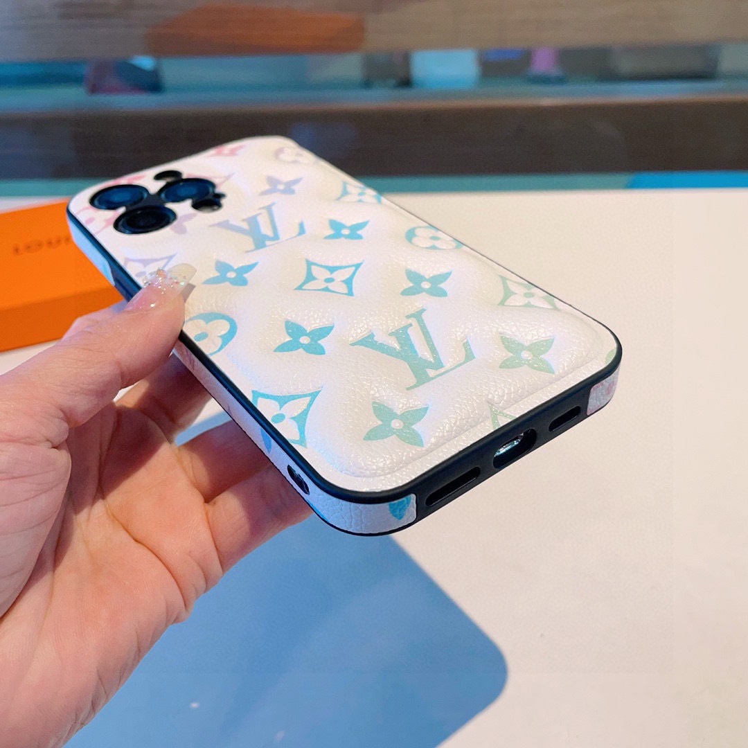 Louis Vuitton Pastel Embossed Monogram Luxury Phone Case