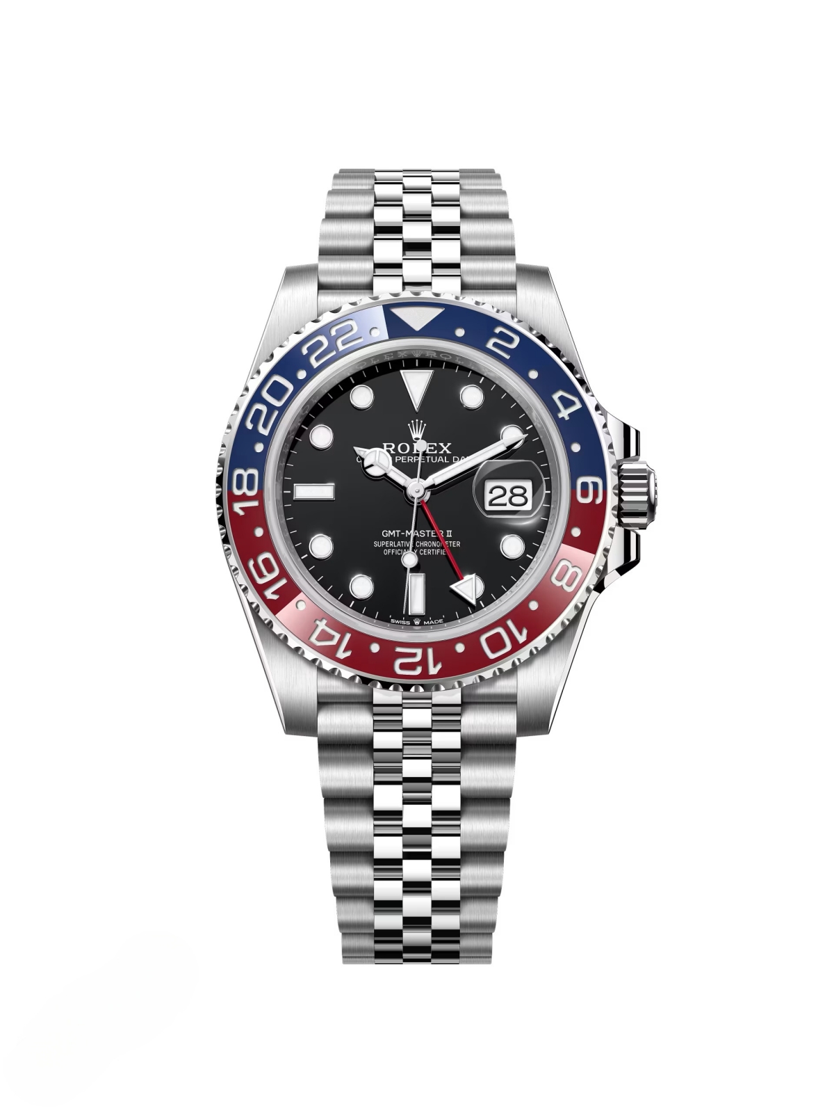 【Super Clone】RLX GMT-Master II Steel Blue & Red 