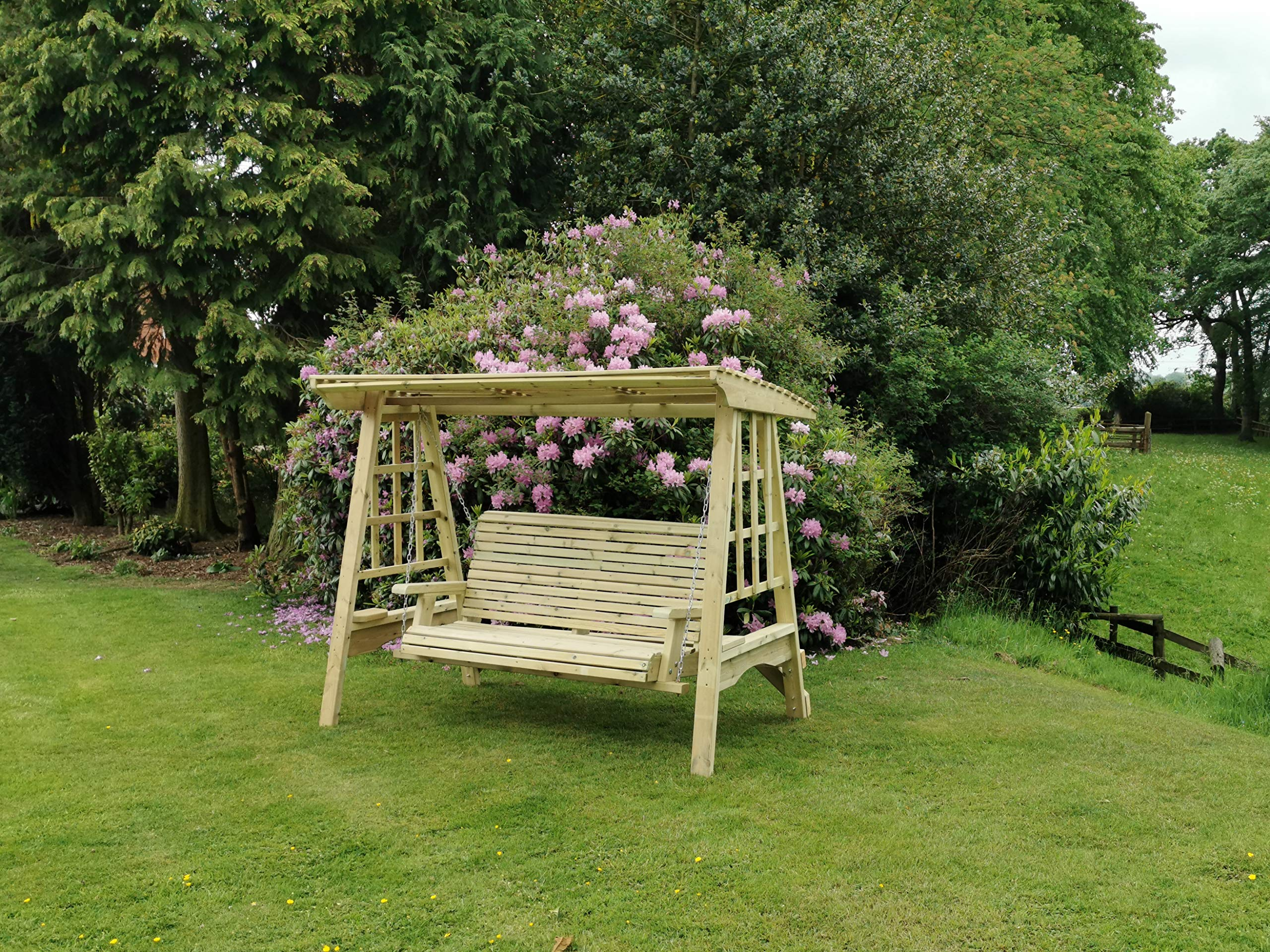 Antoinette Wooden Three Garden Swing - 2.3 m (7 ft 6 in)