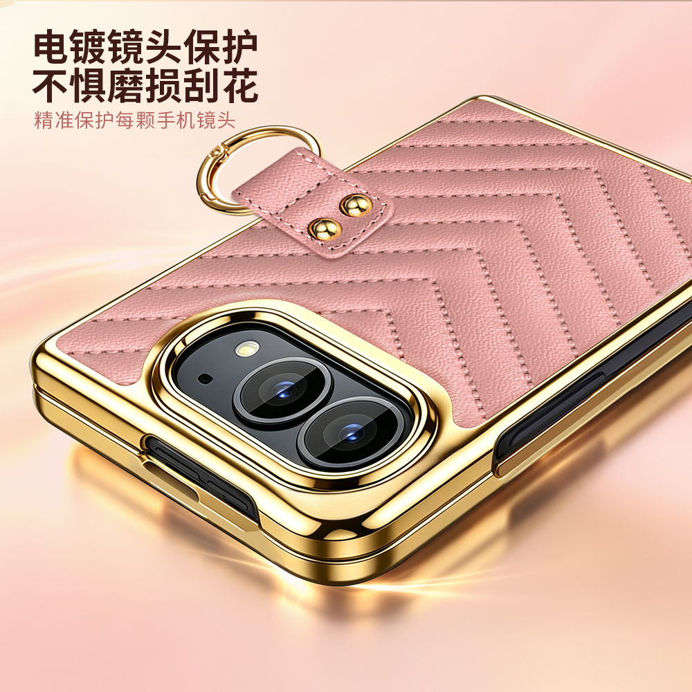 iPhone Duo Protective Case Leather - back view