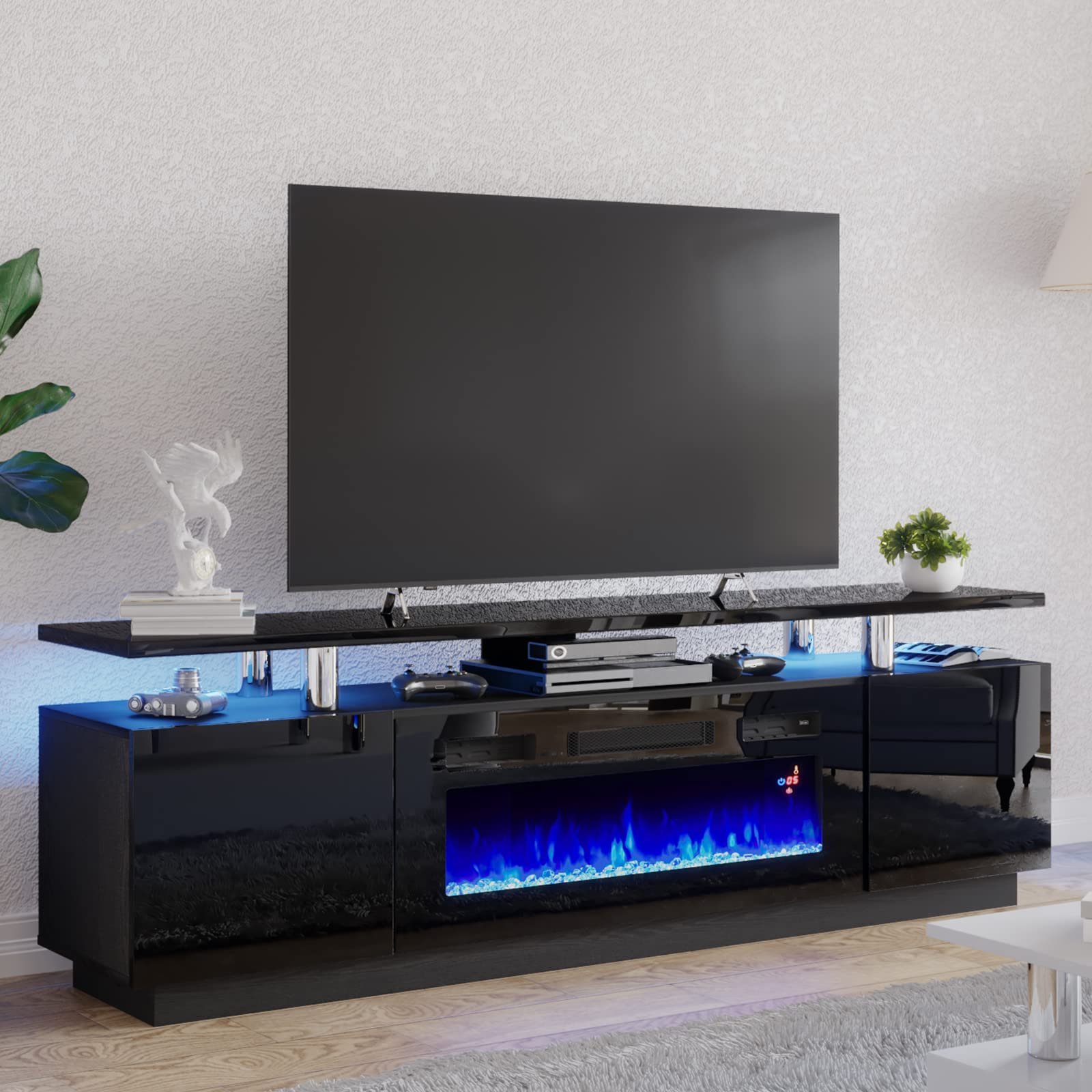 Fireplace TV Stand with 36