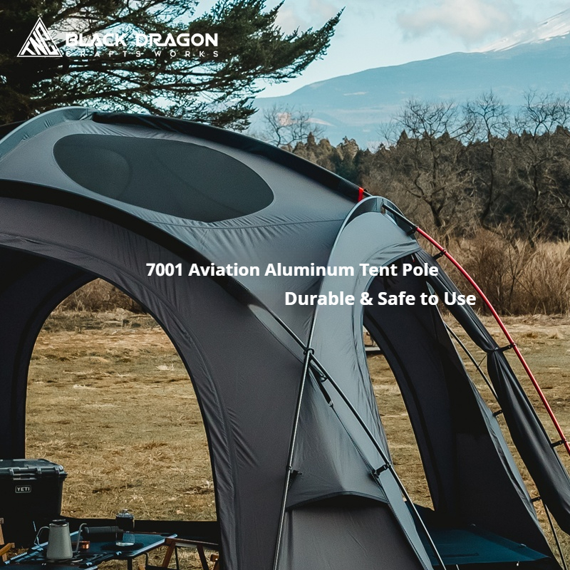 BLACK DRAGON S480 Nylon Tent Spherical Dome, Large Space, Windproof and Rainproof