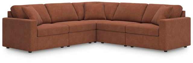 Modmax 5-Piece Next-Gen Nuvella™ Performance Fabric Modular Sectional