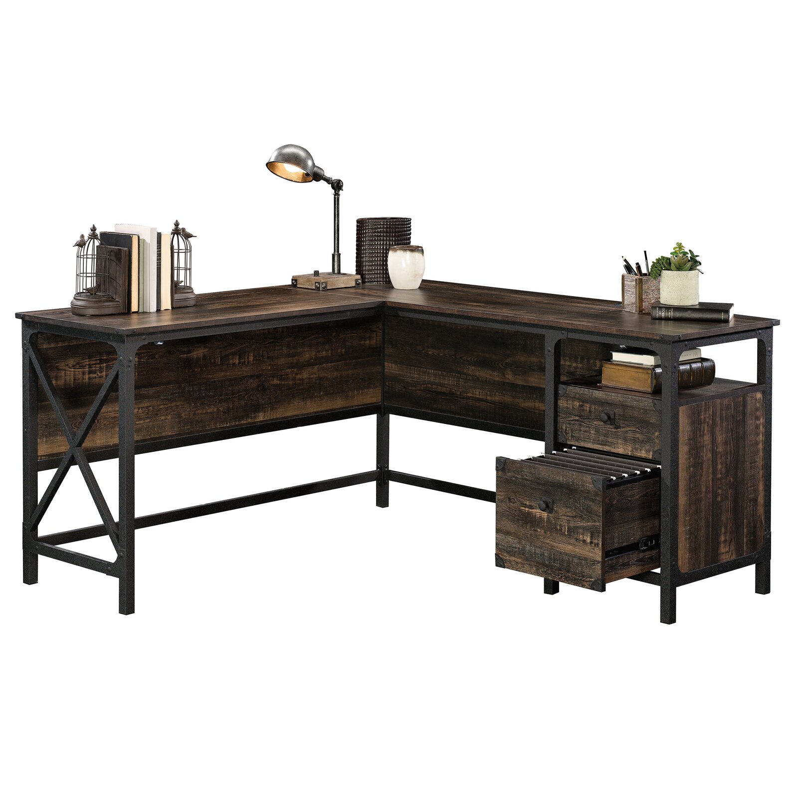 Hovey L-Shape Executive Desk