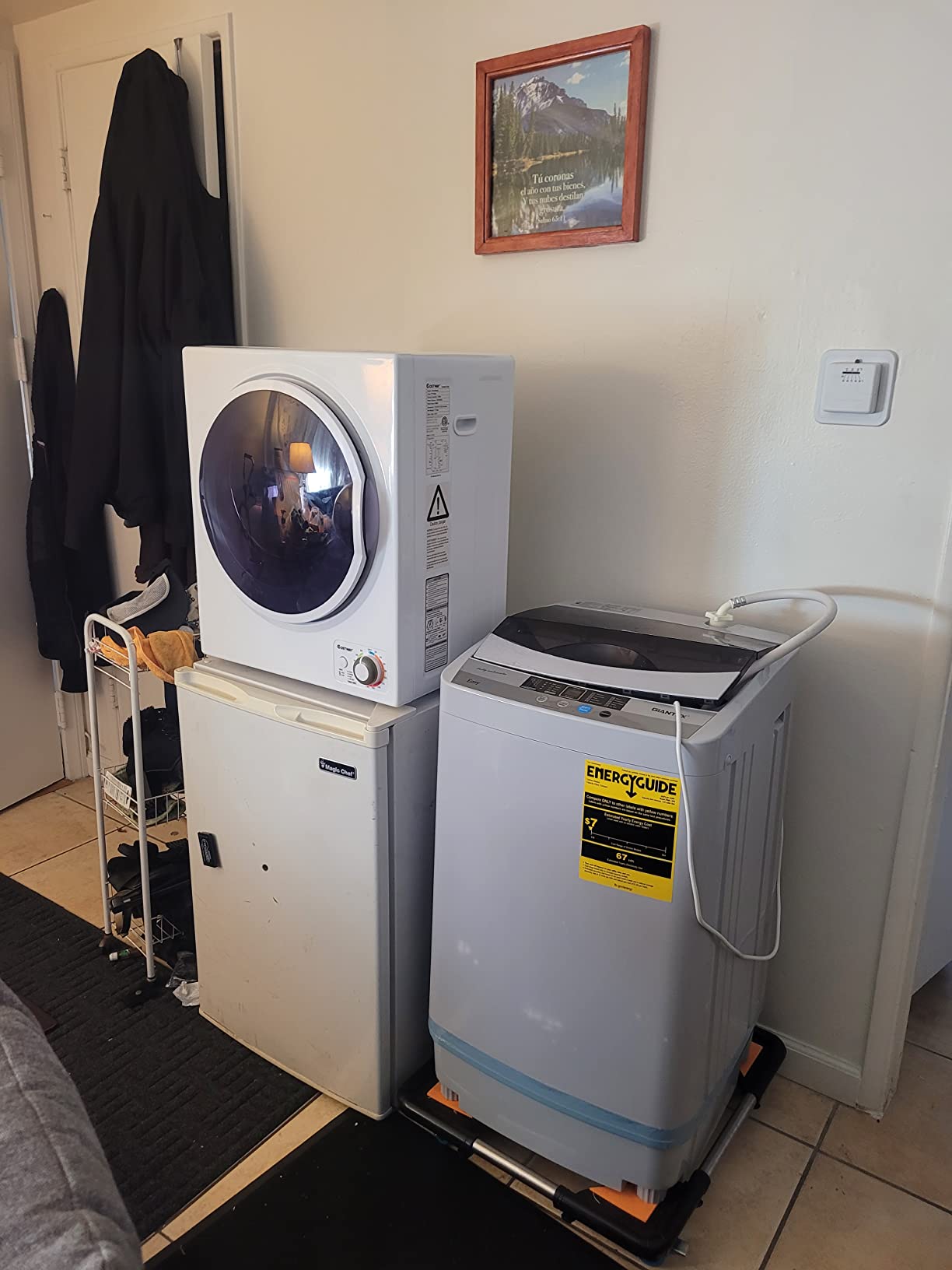 COSTWAY Compact Laundry Dryer